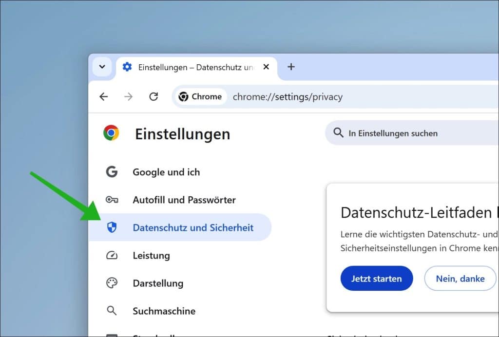 Datenschutz und Sicherheit