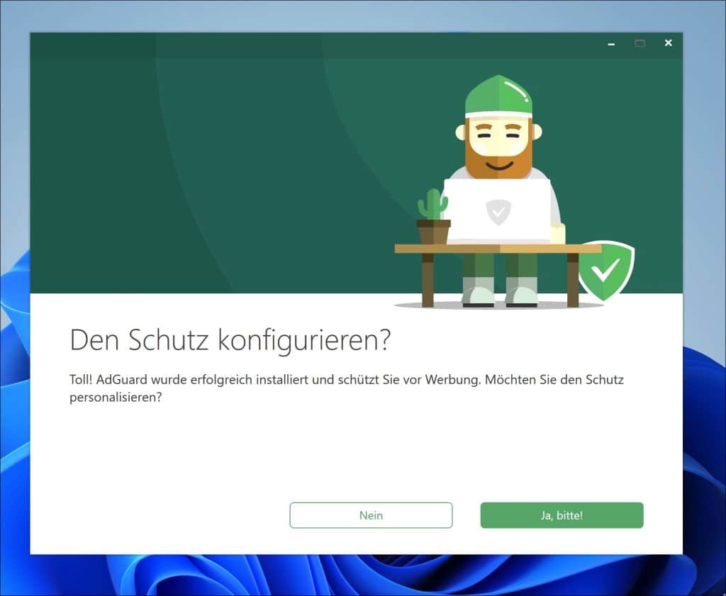 Schutz personalisieren