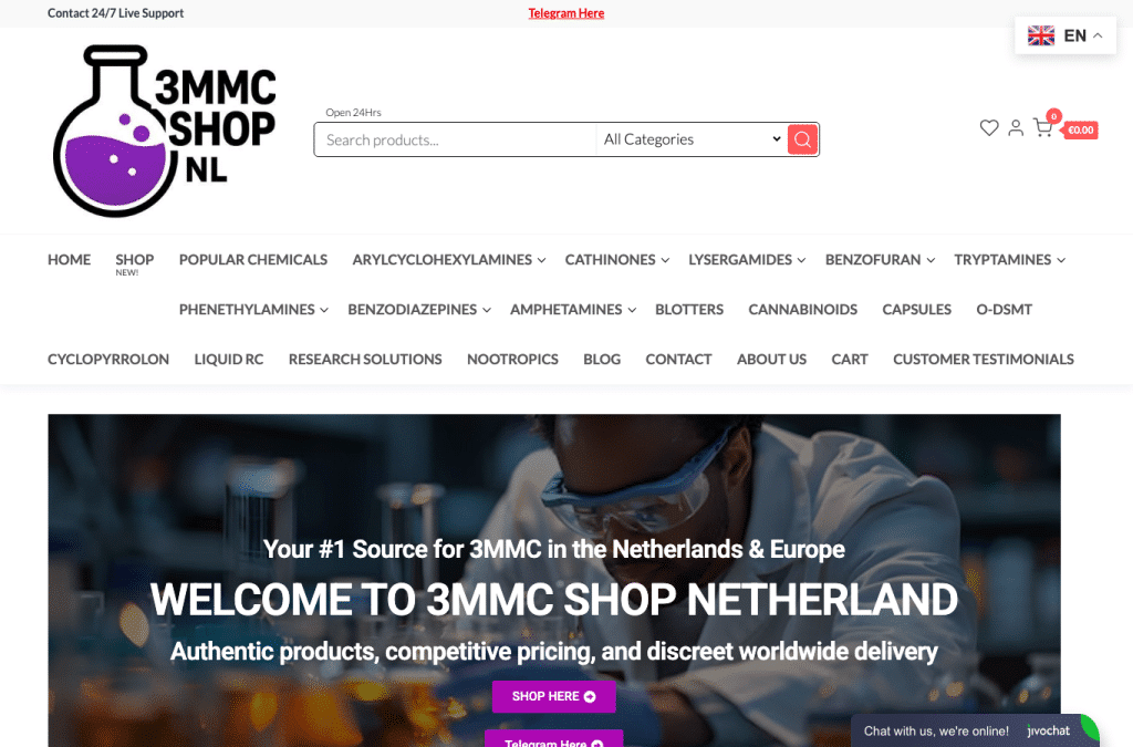 Bildschirmaufnahme von 3mmcshopnl.com