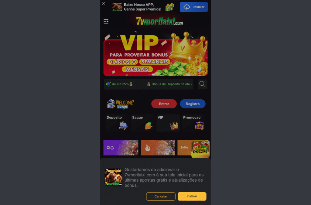 Bildschirmaufnahme von 7vmorilaixi.vip
