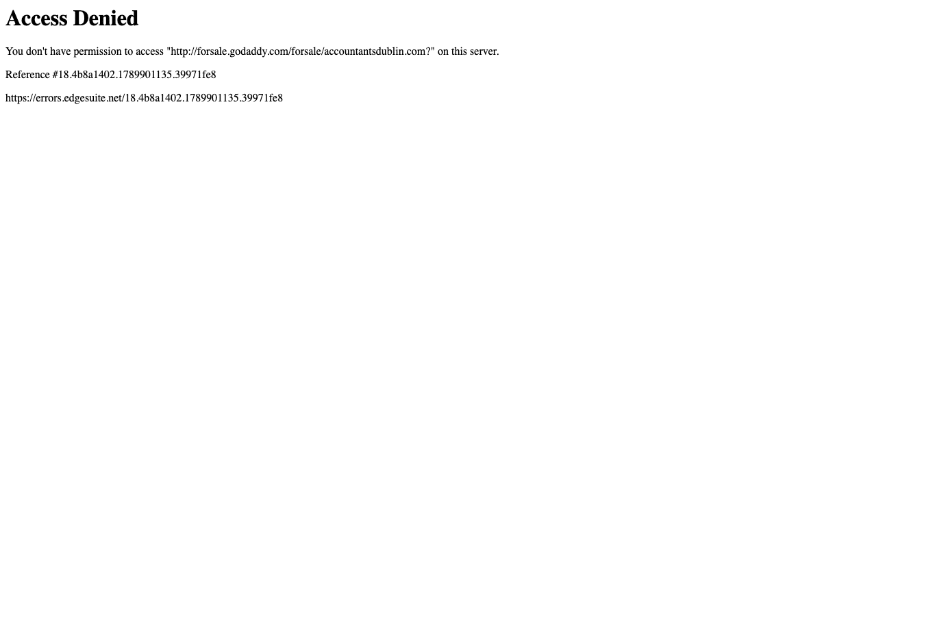 Bildschirmaufnahme von accountantsdublin.com