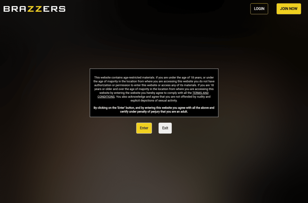 Bildschirmaufnahme von brazzers.com
