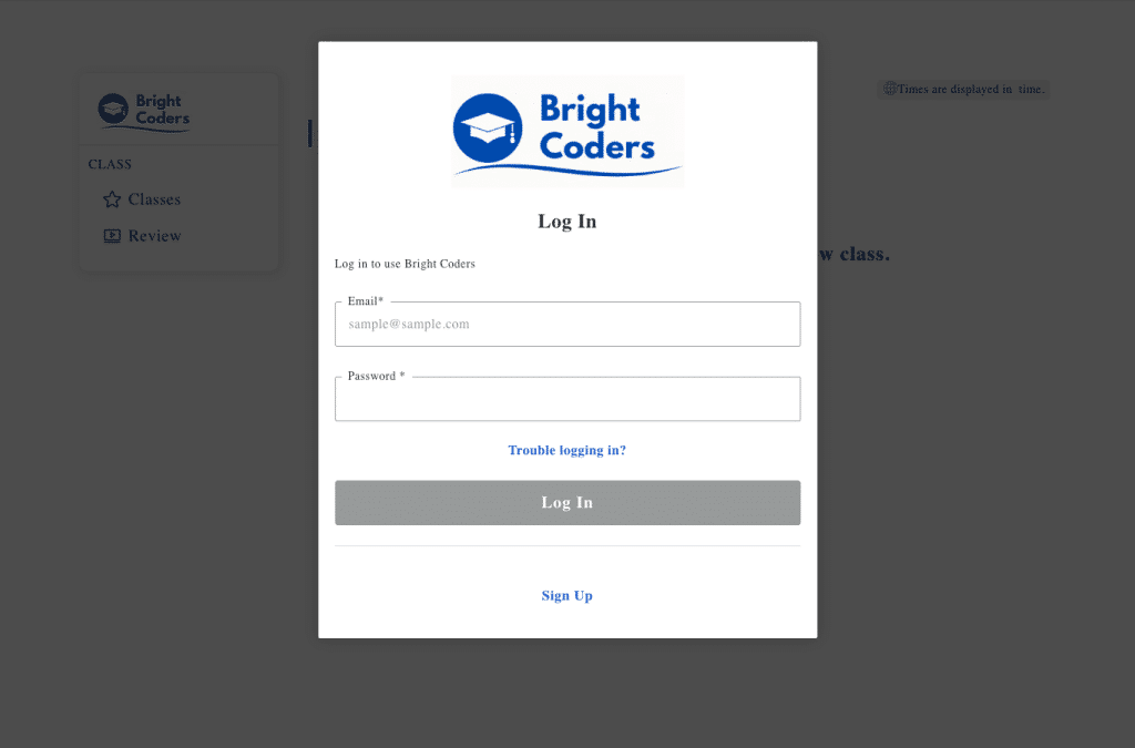 Bildschirmaufnahme von bright-coders.com