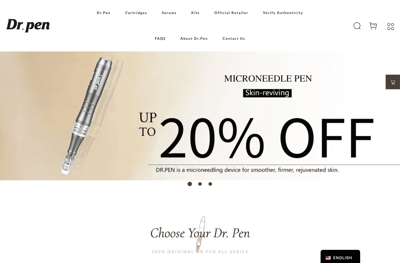 Bildschirmaufnahme von drpenonline.store