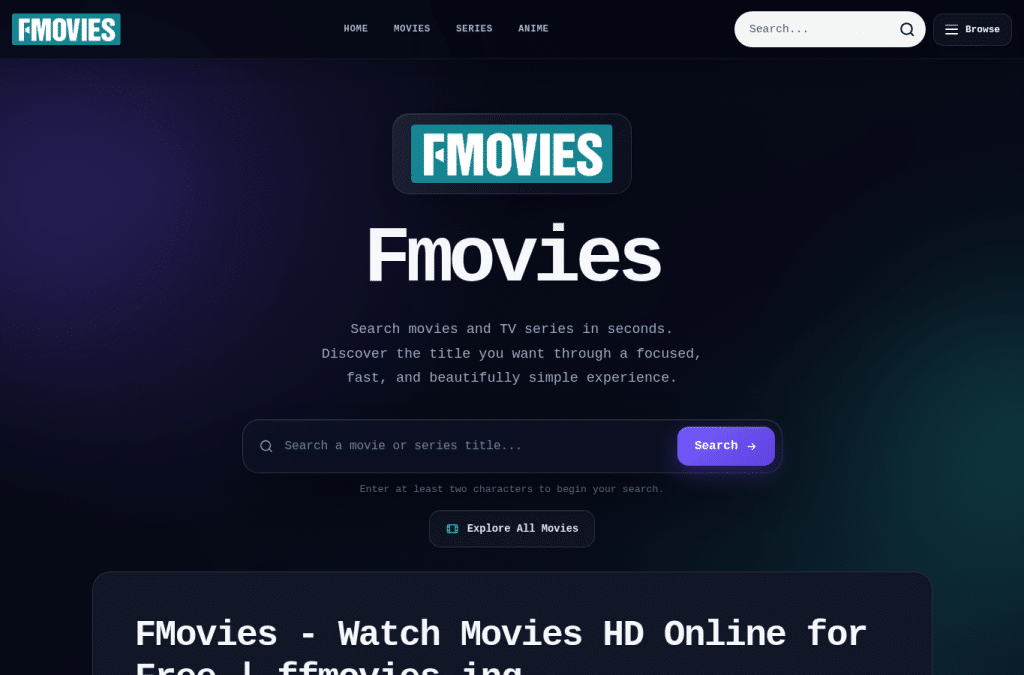 Bildschirmaufnahme von ffmovies.ing
