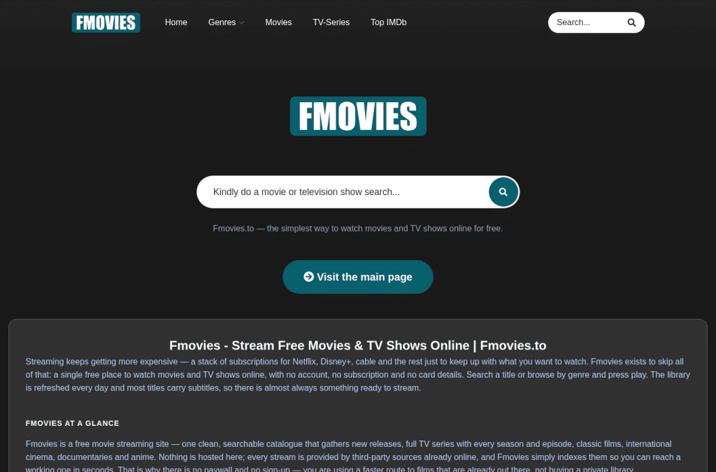 Bildschirmaufnahme von fmoviestv.pro