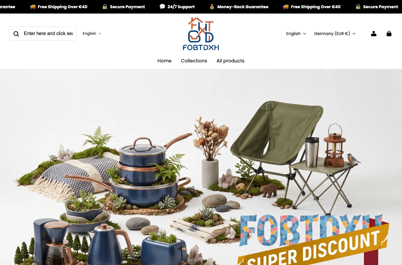 Bildschirmaufnahme von fobtdxh.com