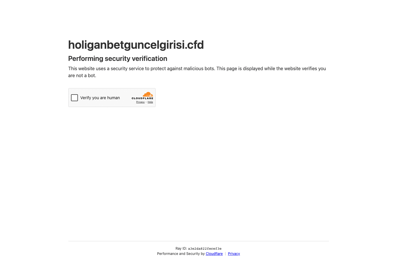Bildschirmaufnahme von holiganbetguncelgirisi.cfd