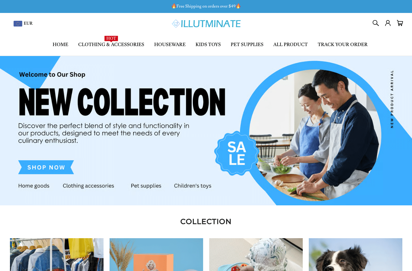 Bildschirmaufnahme von illutminate.com