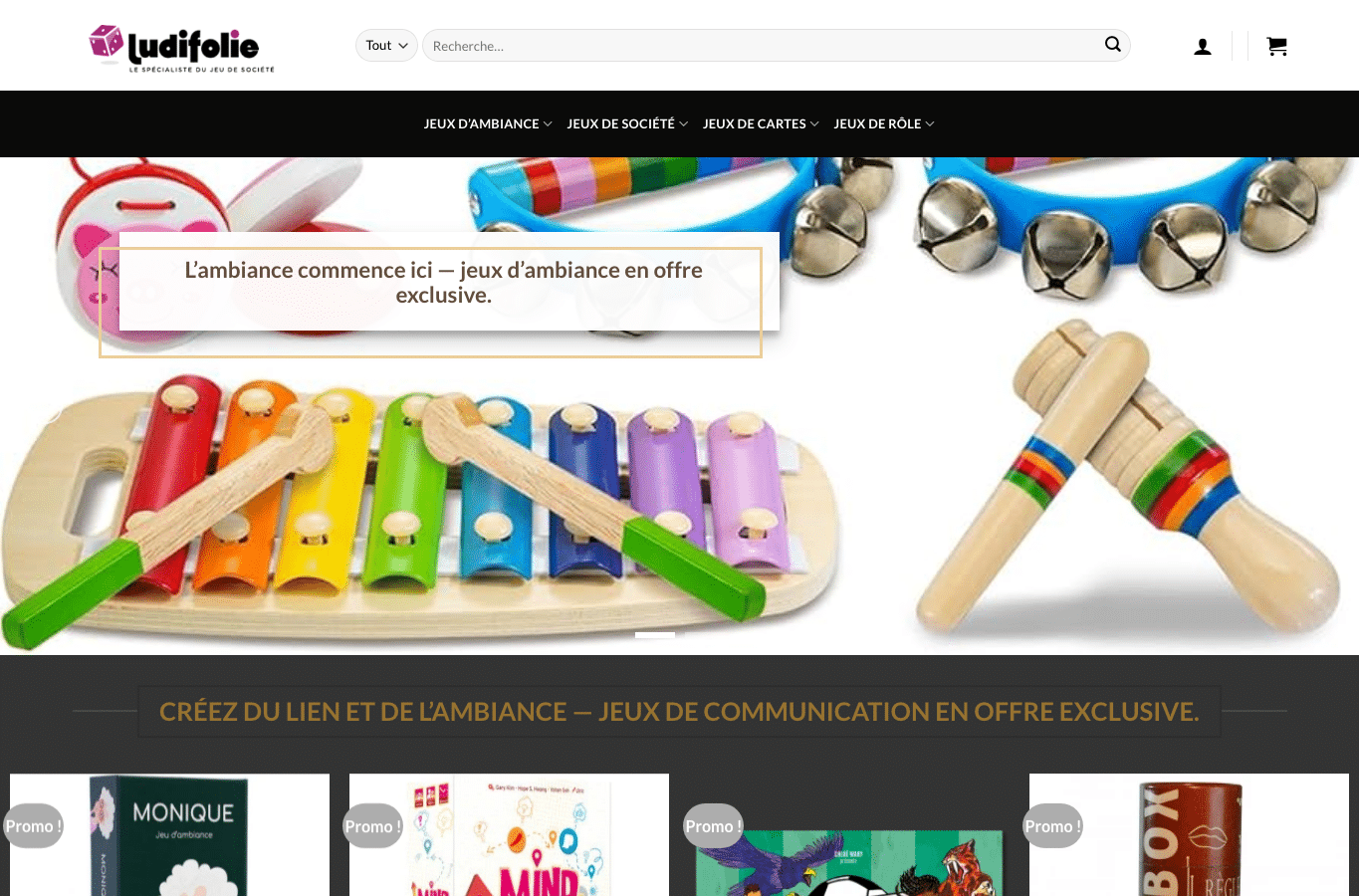 Bildschirmaufnahme von jouerpourrire.com