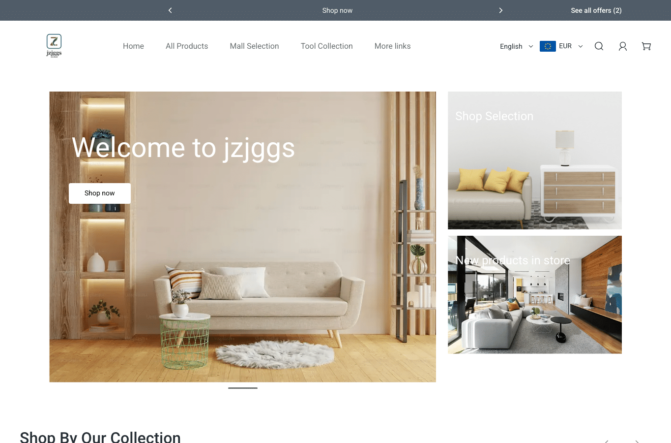 Bildschirmaufnahme von jzjggs.com