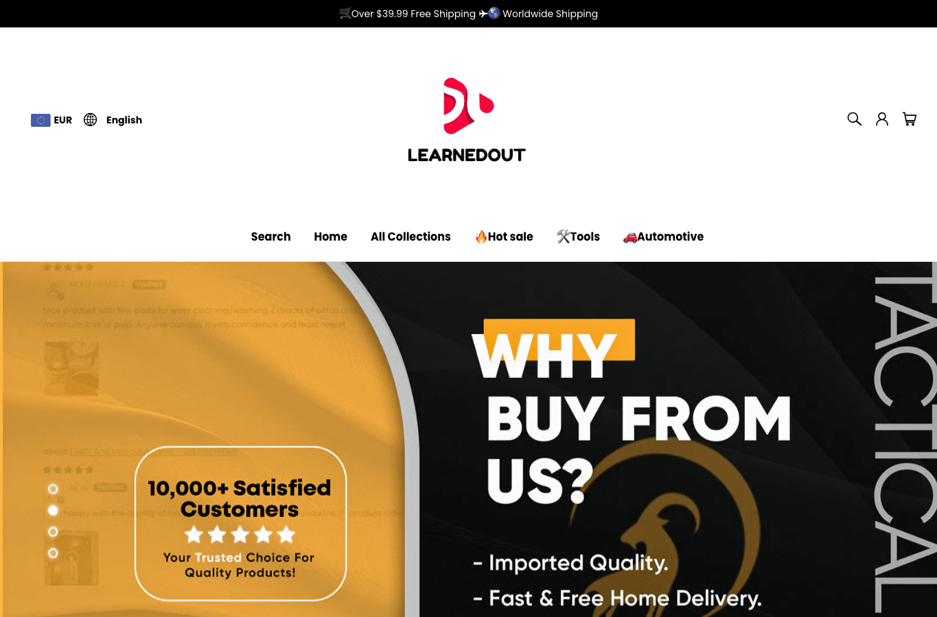 Bildschirmaufnahme von learnedout.com