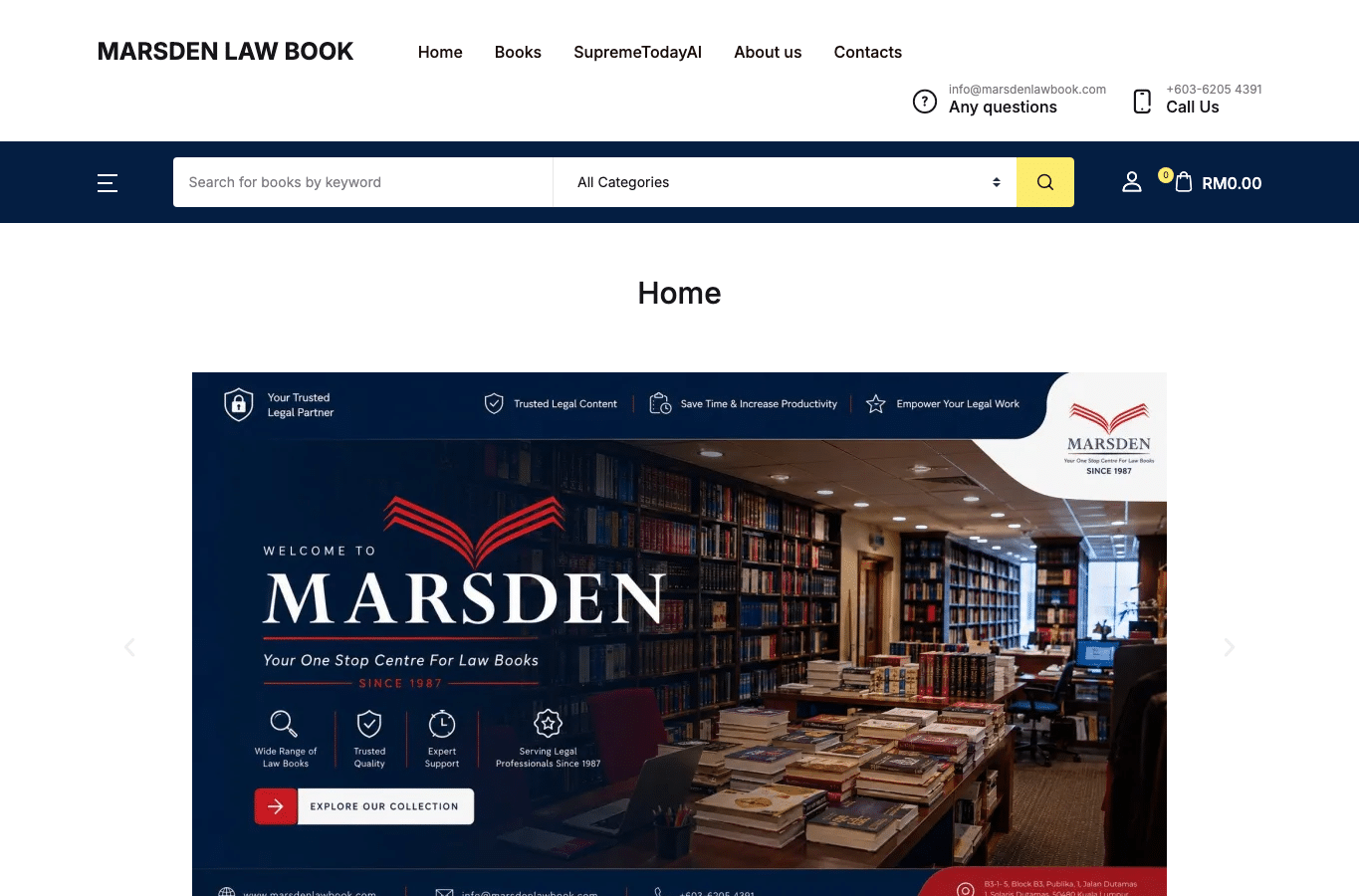 Bildschirmaufnahme von marsdenlawbook.com