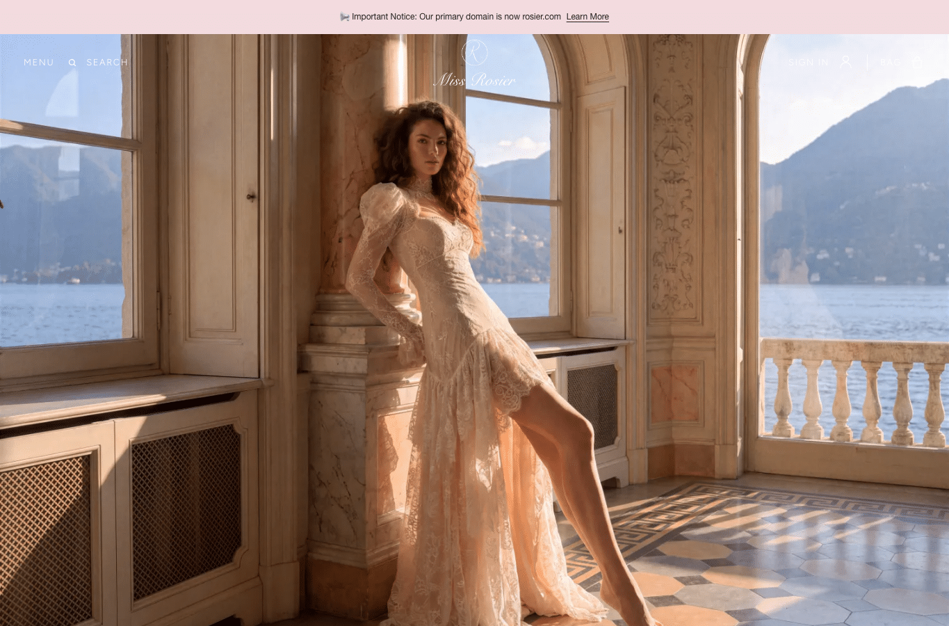 Bildschirmaufnahme von missrosier.com