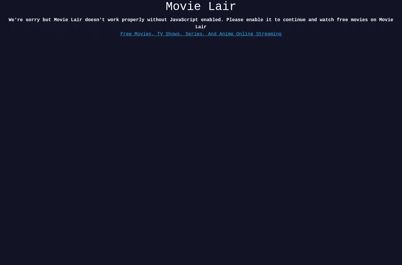 Bildschirmaufnahme von movielair.cc