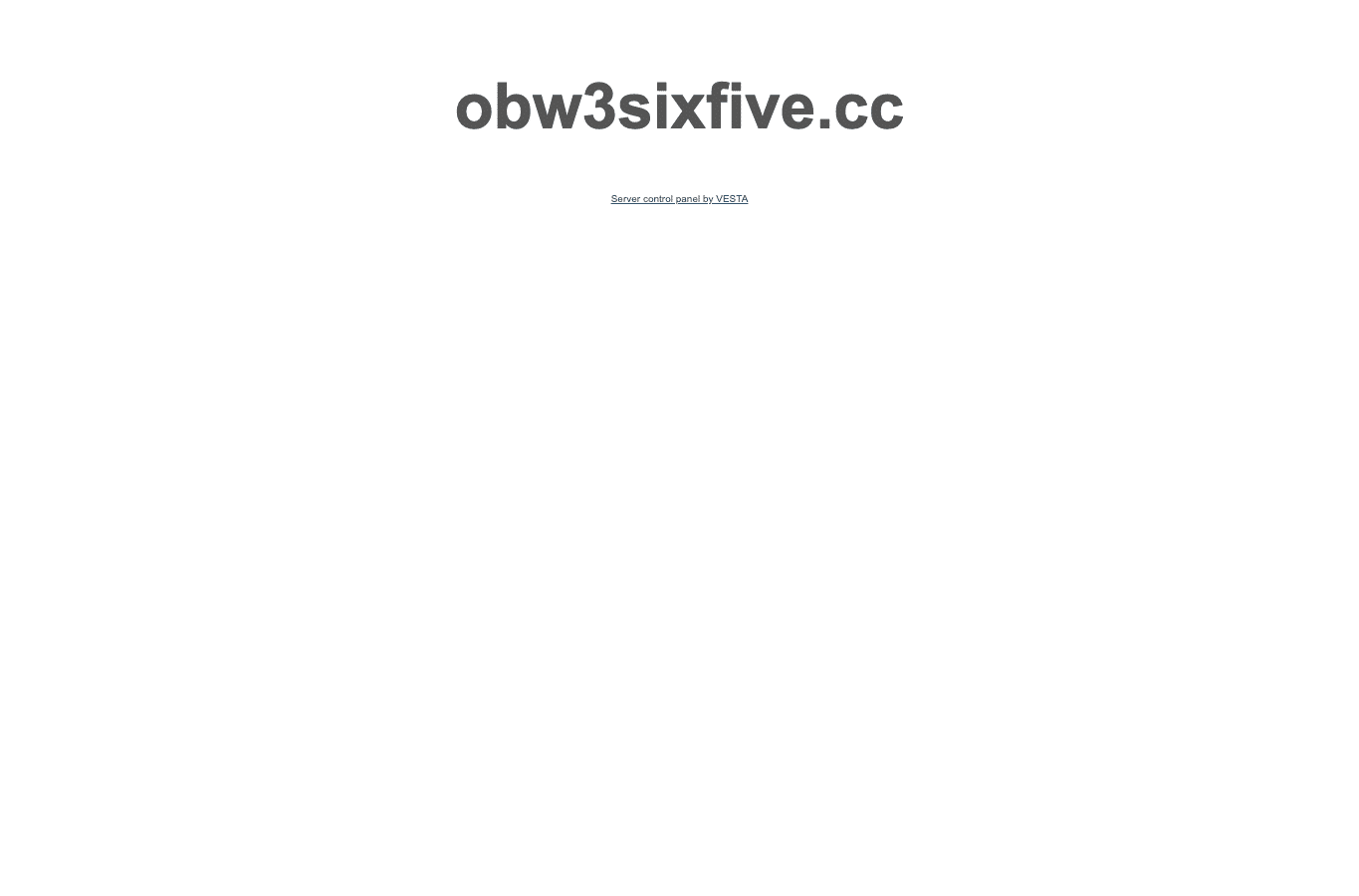 Bildschirmaufnahme von obw3sixfive.cc