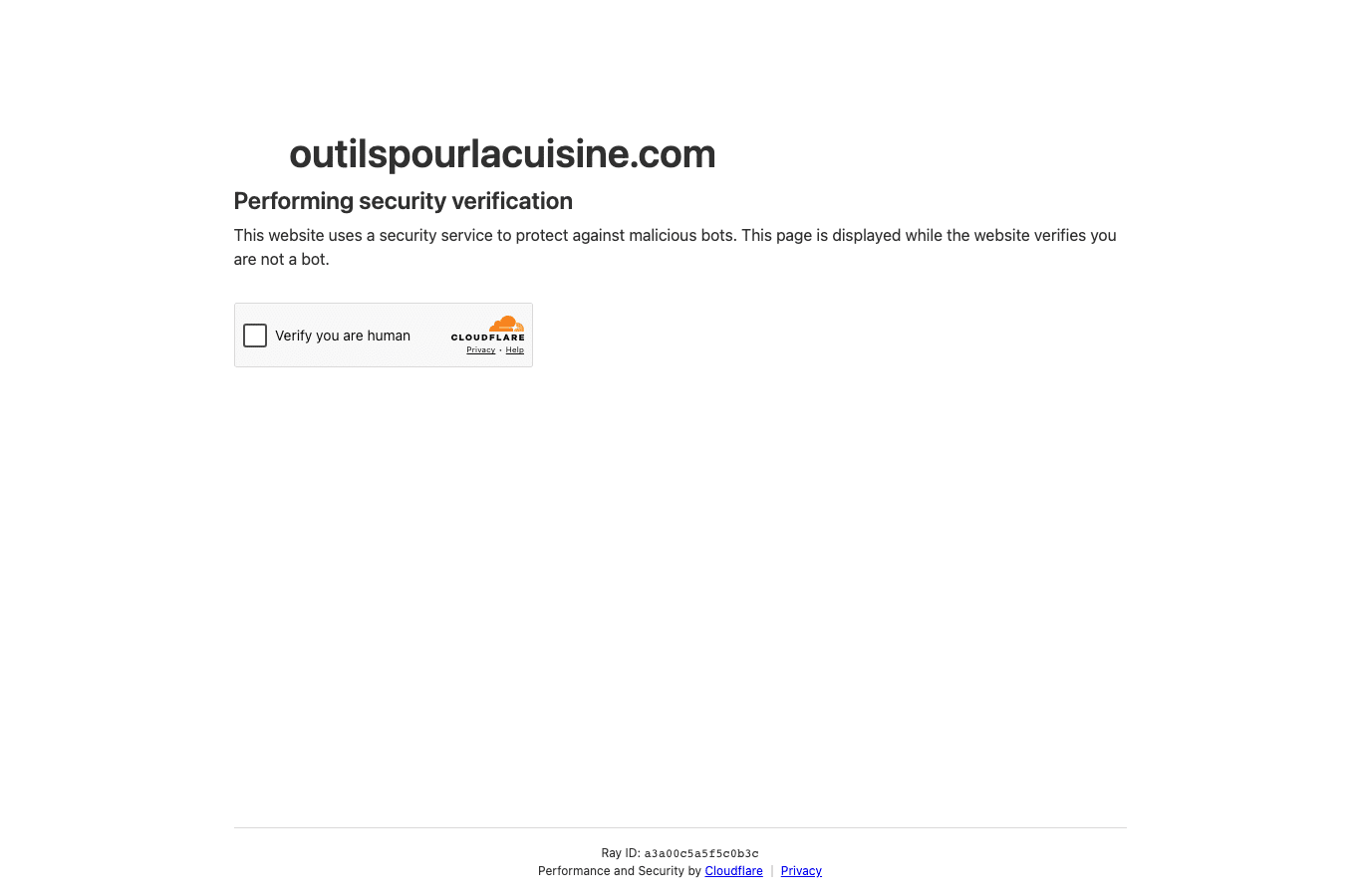 Bildschirmaufnahme von outilspourlacuisine.com