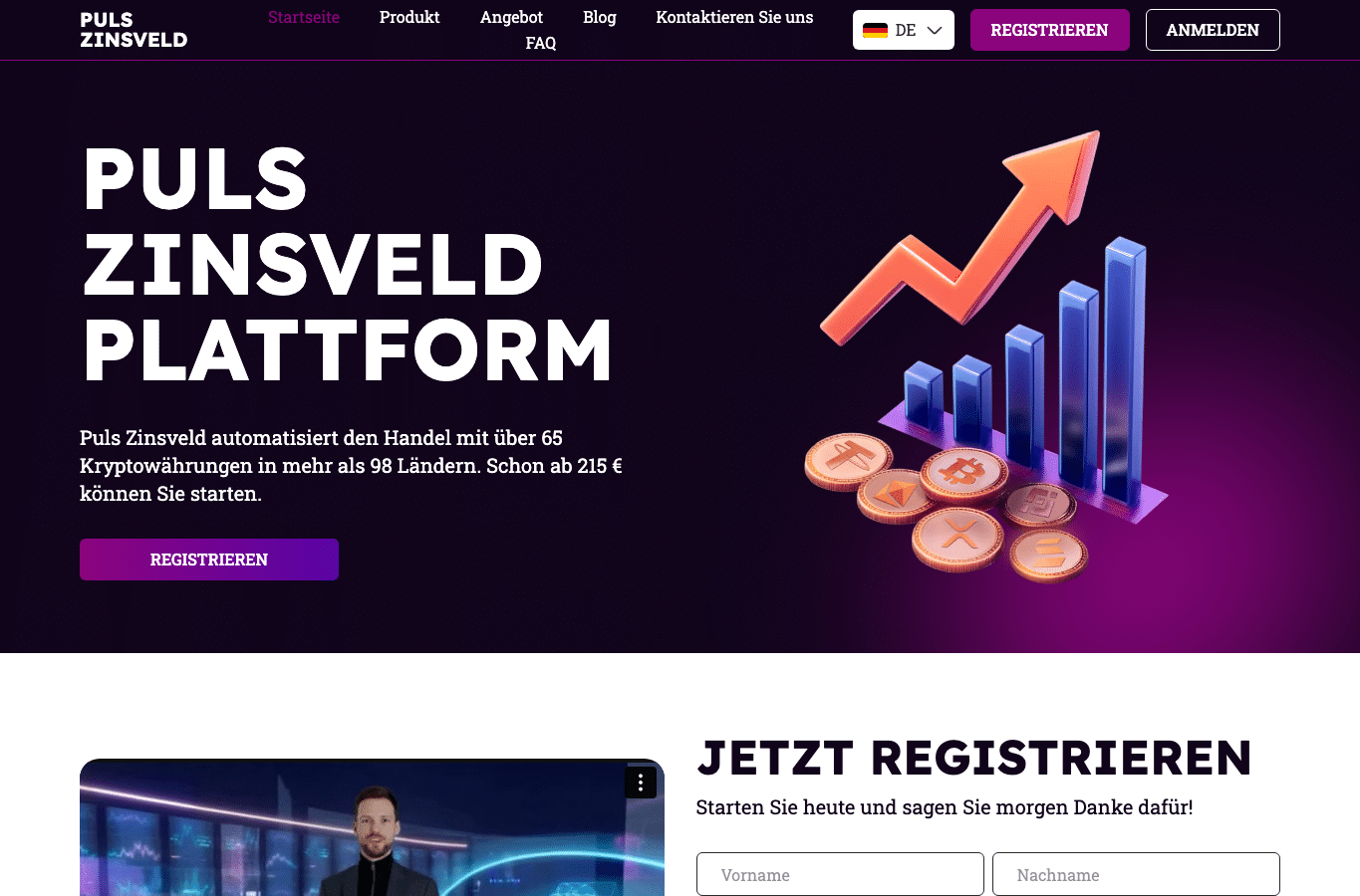 Bildschirmaufnahme von puls-zinsveld.com