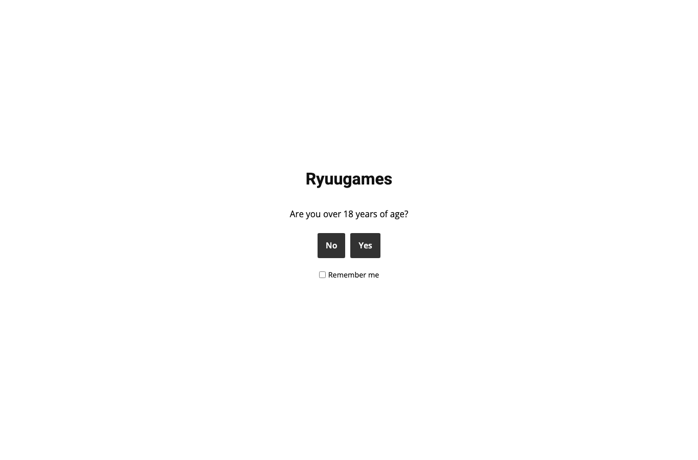 Bildschirmaufnahme von ryuugames.com