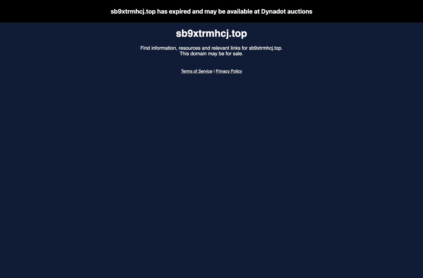 Bildschirmaufnahme von sb9xtrmhcj.top