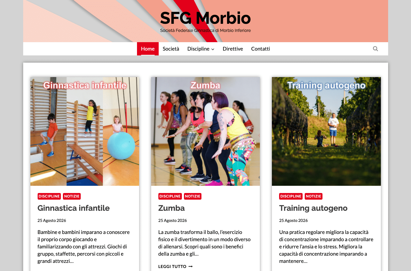 Bildschirmaufnahme von sfgmorbio.ch
