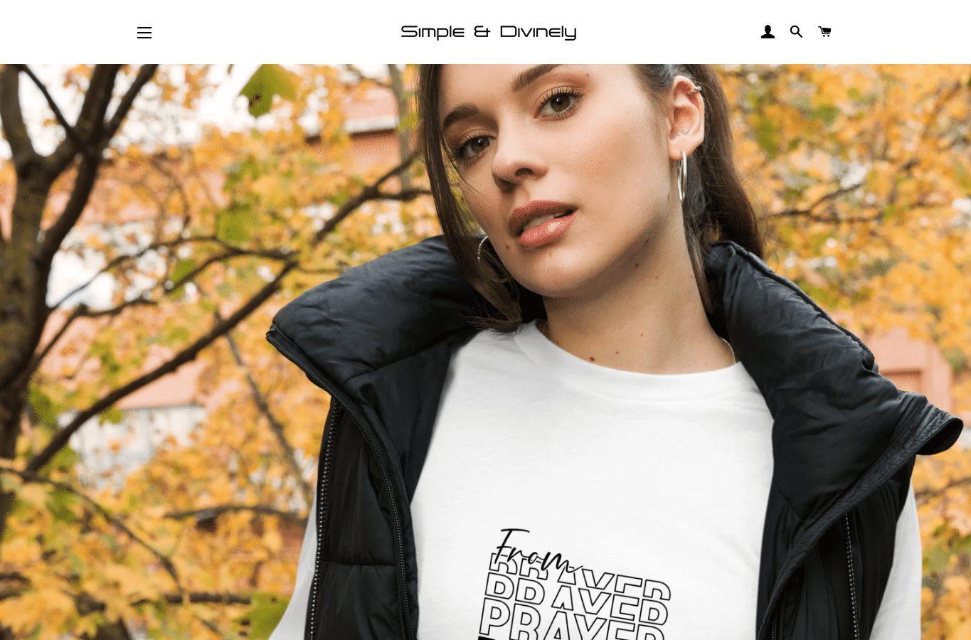 Bildschirmaufnahme von simpleanddivinely.com