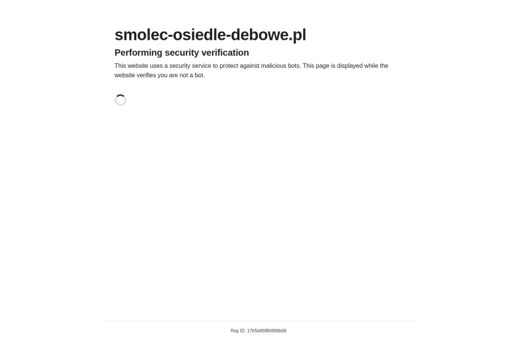 Bildschirmaufnahme von smolec-osiedle-debowe.pl