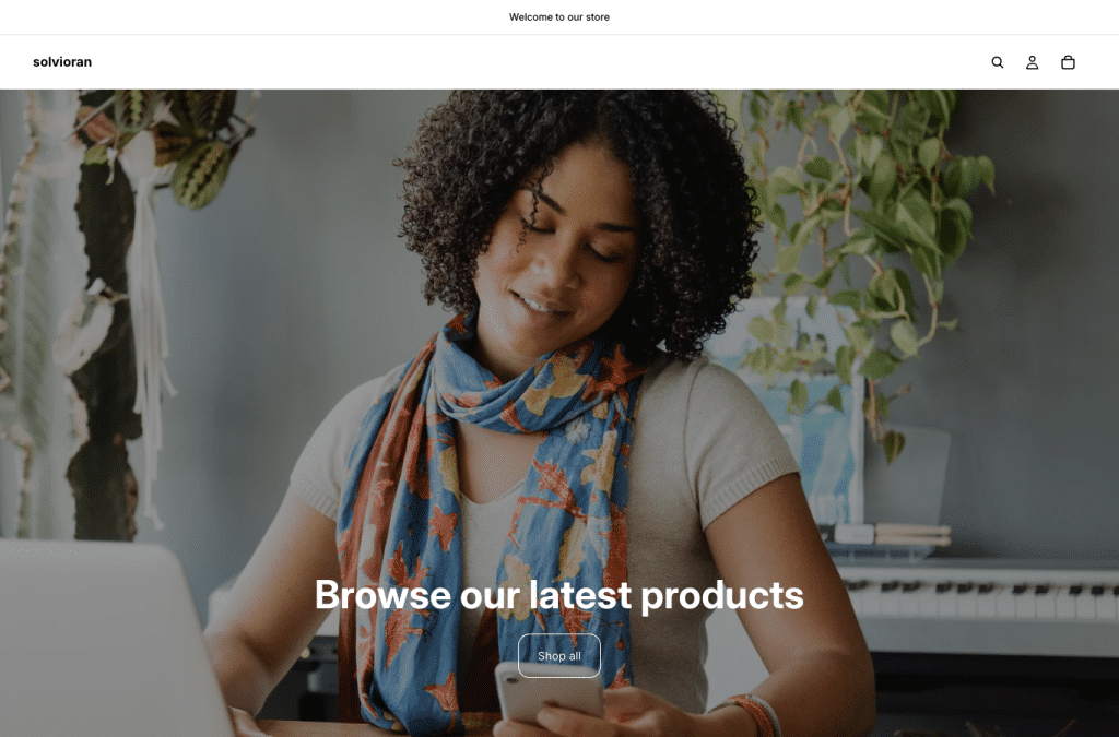 Bildschirmaufnahme von solvioran.com
