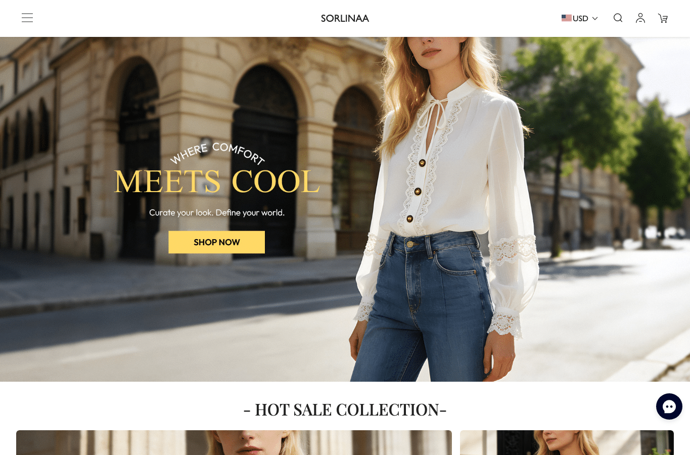 Bildschirmaufnahme von sorlinaa.com