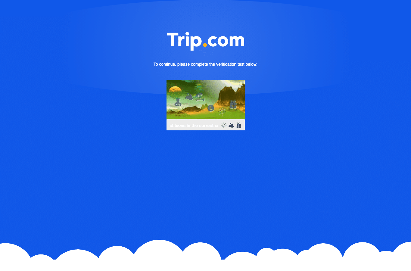 Bildschirmaufnahme von trip.com
