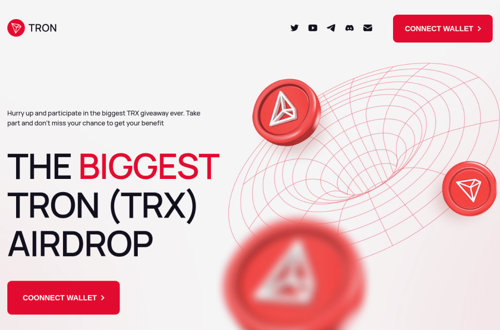 Bildschirmaufnahme von tron-foundation.com