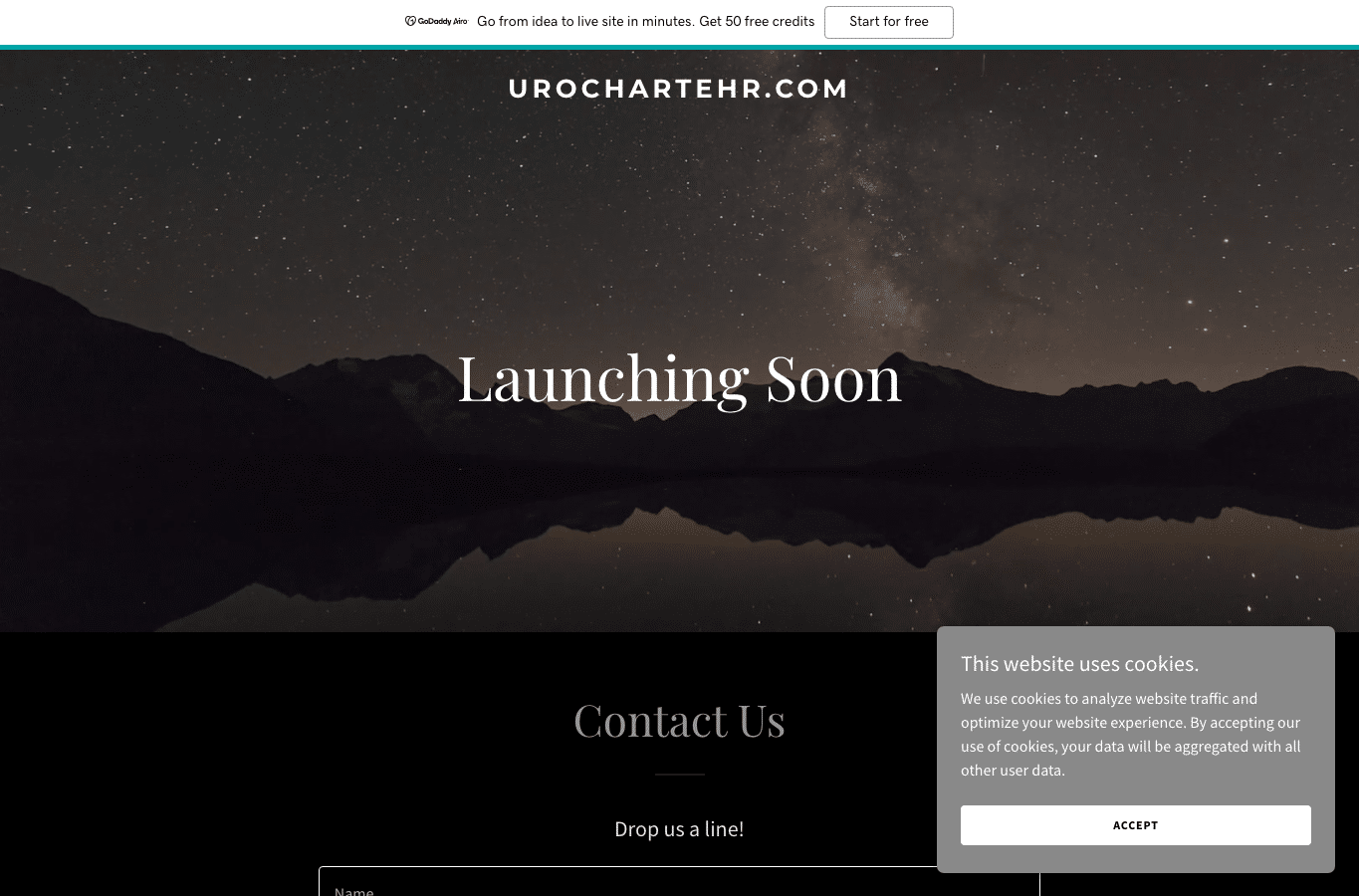 Bildschirmaufnahme von urochartehr.com