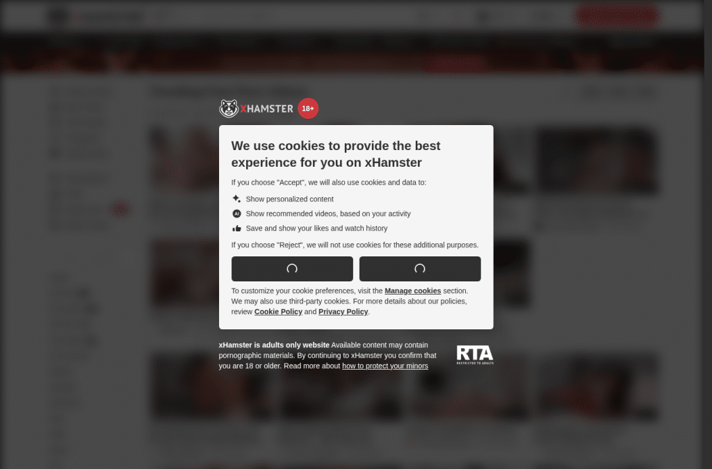 Bildschirmaufnahme von xhamster46.desi