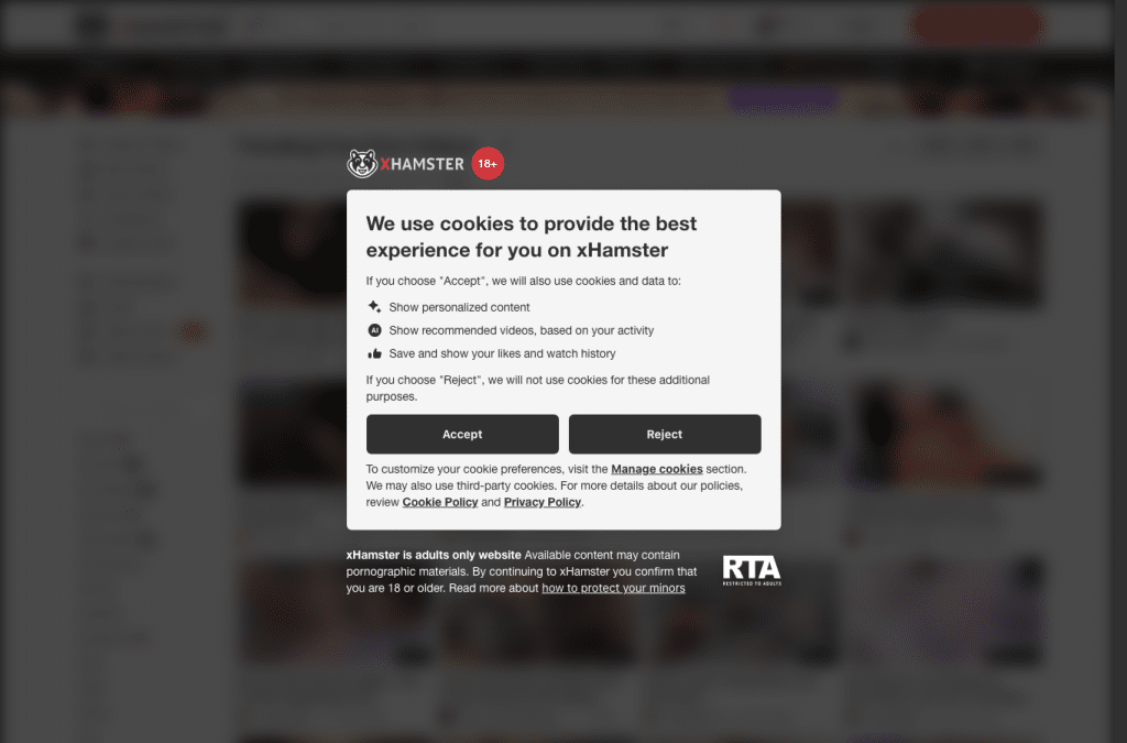 Bildschirmaufnahme von xhtotal.com