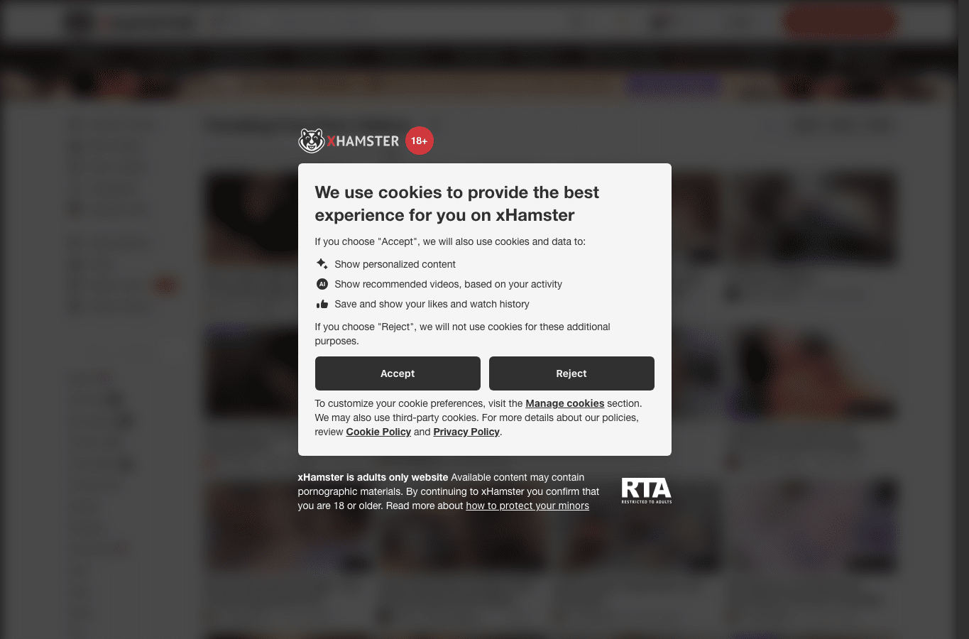 Bildschirmaufnahme von xhtotal.com